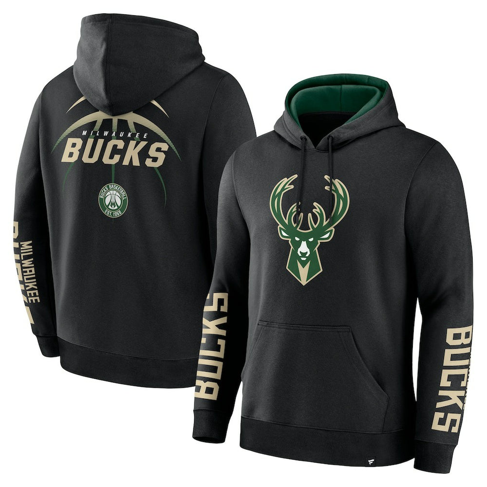 Fanatics - Milwaukee Bucks Legacy Guard Pullover Hoodie - Black