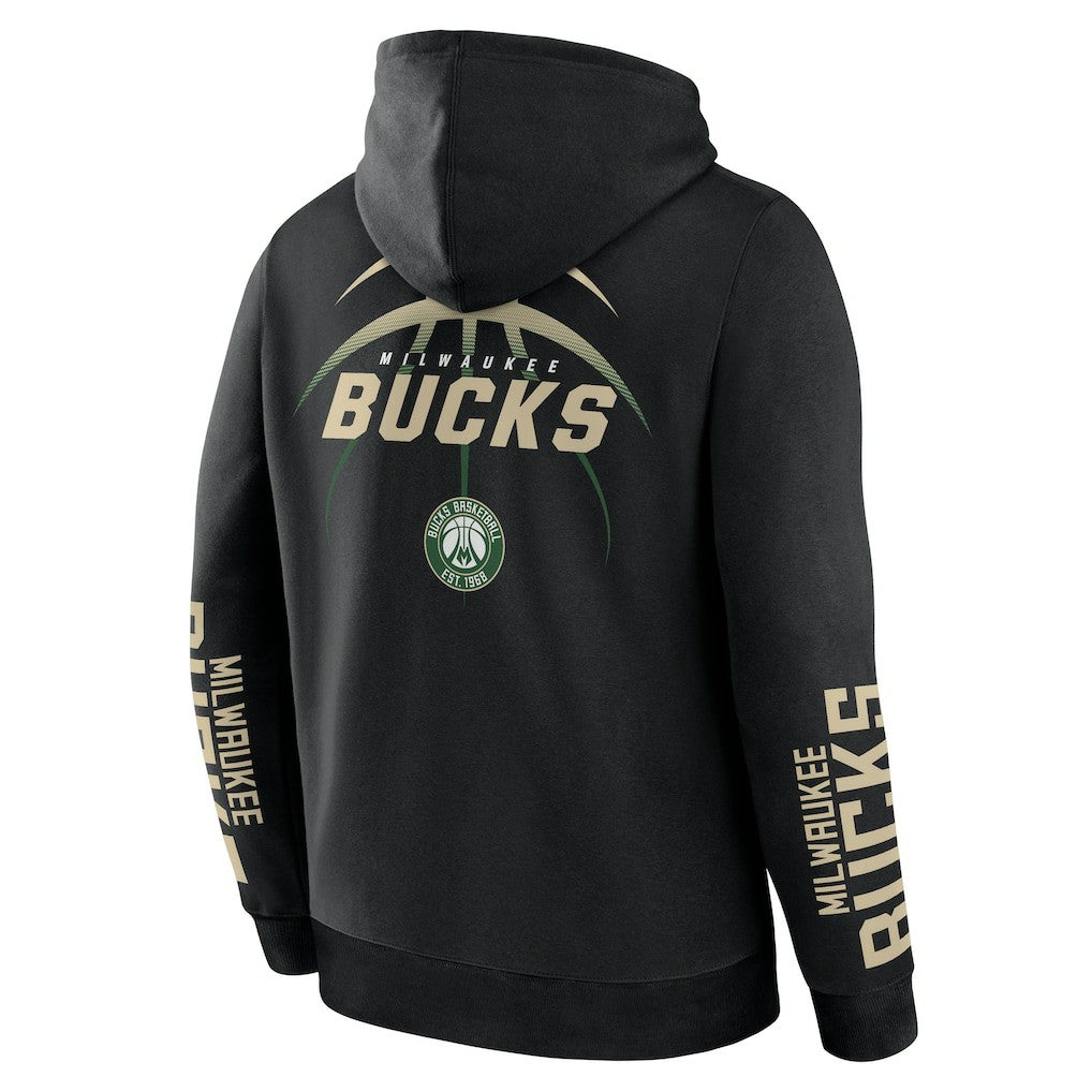 Fanatics - Milwaukee Bucks Legacy Guard Pullover Hoodie - Black