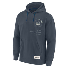 Vancouver Canucks - Fanatics Future Ground Info Pullover Hoodie Navy
