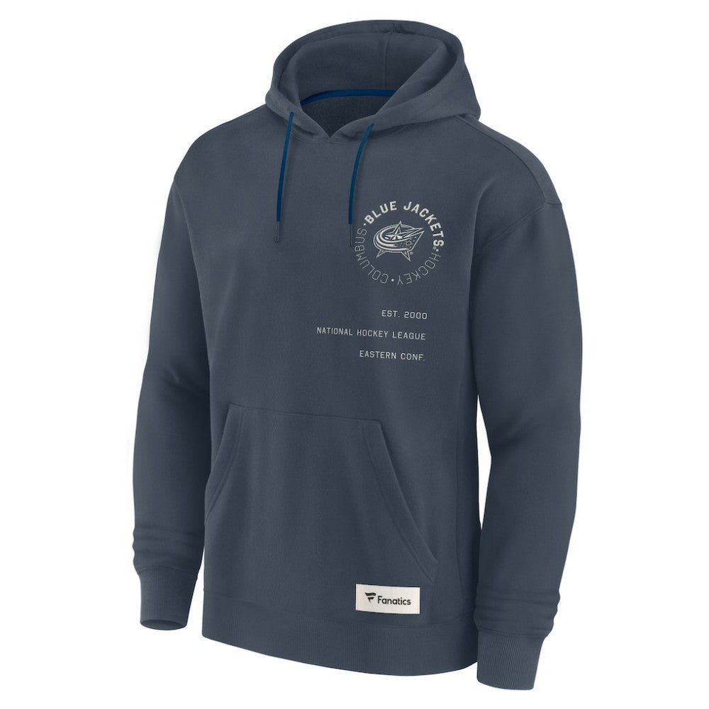 Columbus Blue Jackets - Fanatics Future Ground Info Pullover Hoodie Navy