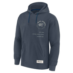 Columbus Blue Jackets - Fanatics Future Ground Info Pullover Hoodie Navy