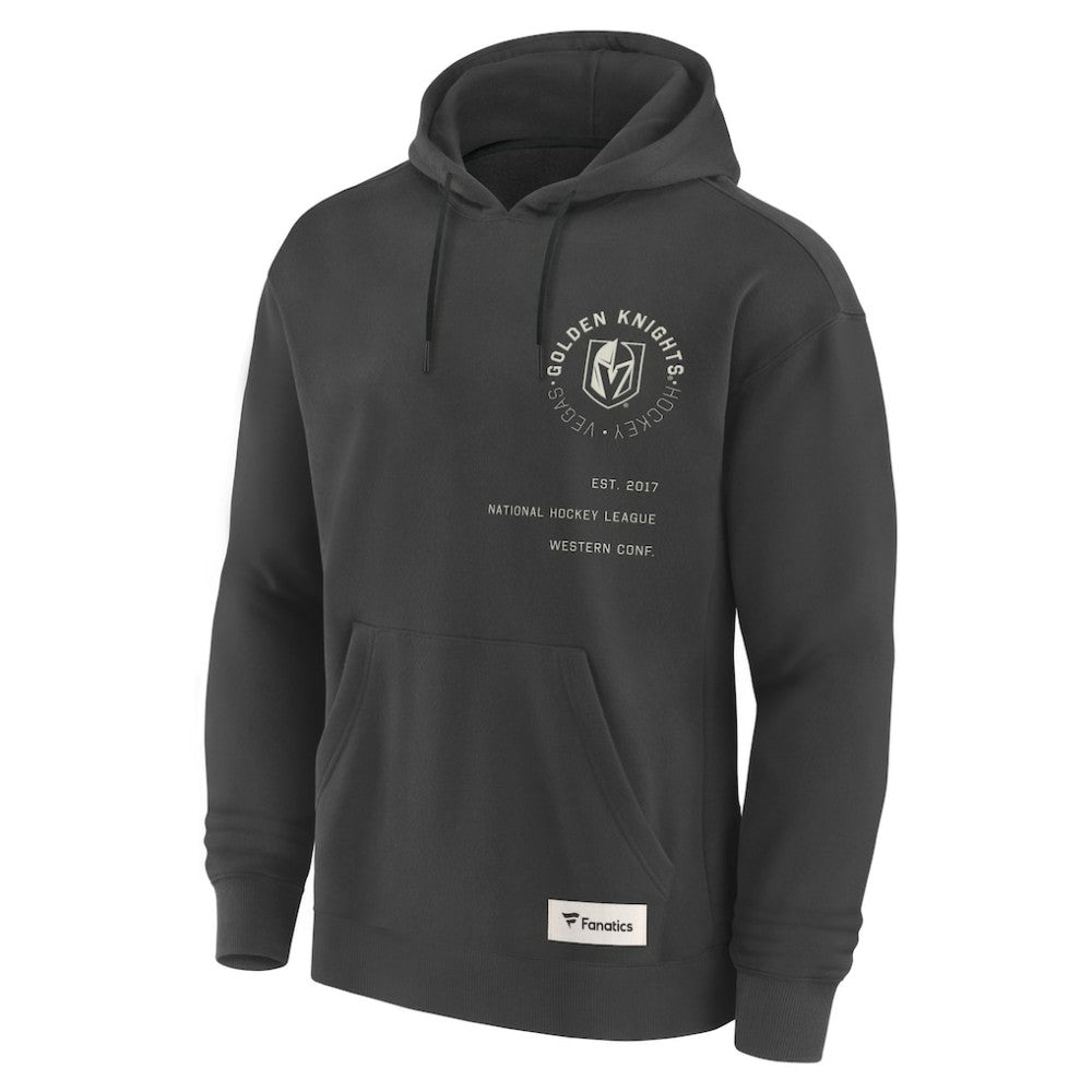 Vegas Golden Knights Fanatics Future Ground Info Pullover Hoodie Charcoal