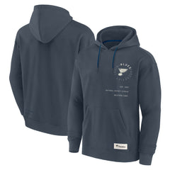St. Louis Blues - Fanatics Future Ground Info Pullover Hoodie Navy