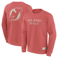 New Jersey Devils - Fanatics Elements Future Ground Lettering Pullover Sweatshirt Red