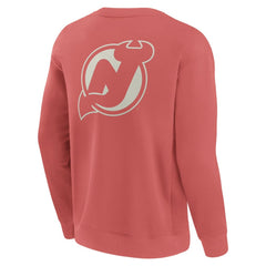 New Jersey Devils - Fanatics Elements Future Ground Lettering Pullover Sweatshirt Red