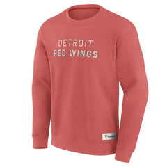 Detroit Red Wings - Fanatics Elements Future Ground Lettering Pullover Sweatshirt Red