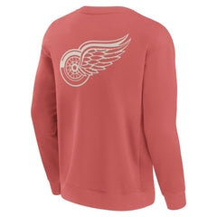 Detroit Red Wings - Fanatics Elements Future Ground Lettering Pullover Sweatshirt Red