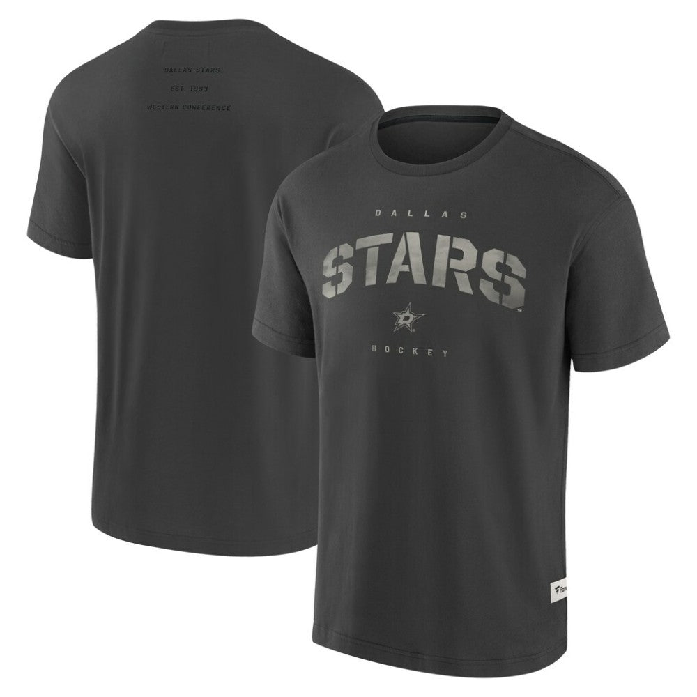 Dallas Stars - Fanatics Elements Weathered Tonal Future Ground T-Shirt Charcoal