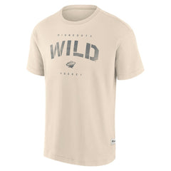 Minnesota Wild - Fanatics Elements Weathered Tonal Future Ground T-Shirt Cream