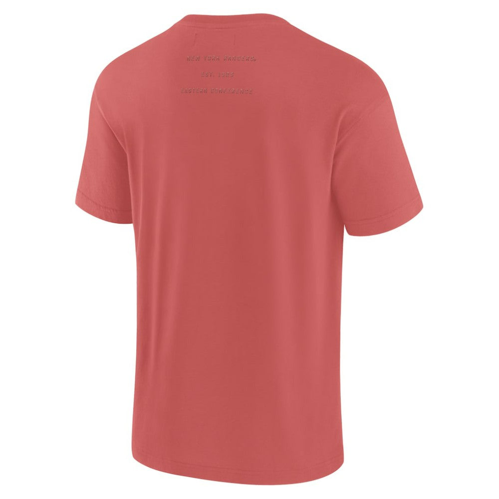 New York Rangers Fanatics Elements Weathered Tonal Future Ground T-Shirt Red