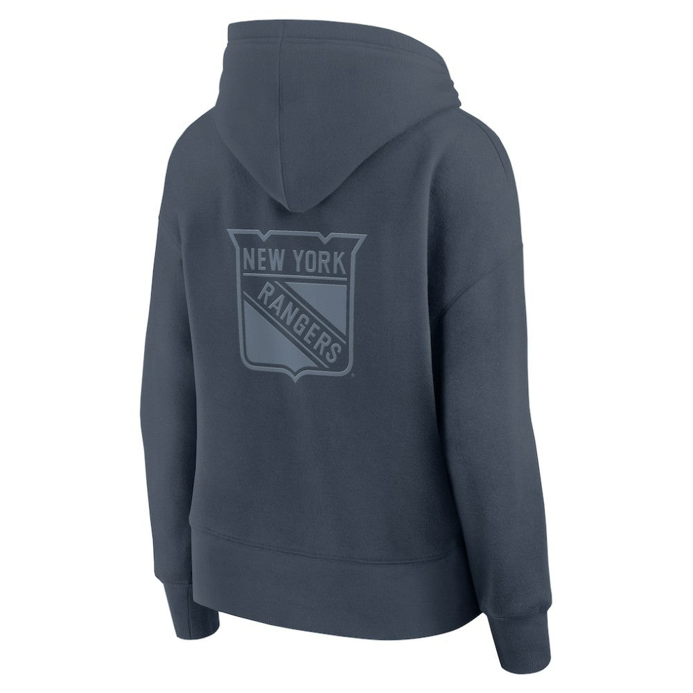 New York Rangers Fanatics Women's Elements Future Ground Subtle Tonal Pullover Hoodie Blue