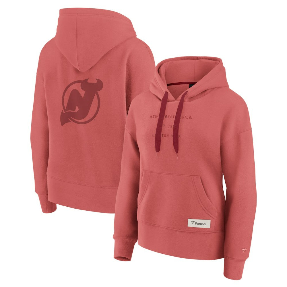 New Jersey Devils - Fanatics Women's Elements Future Ground Subtle Tonal Pullover Hoodie Red