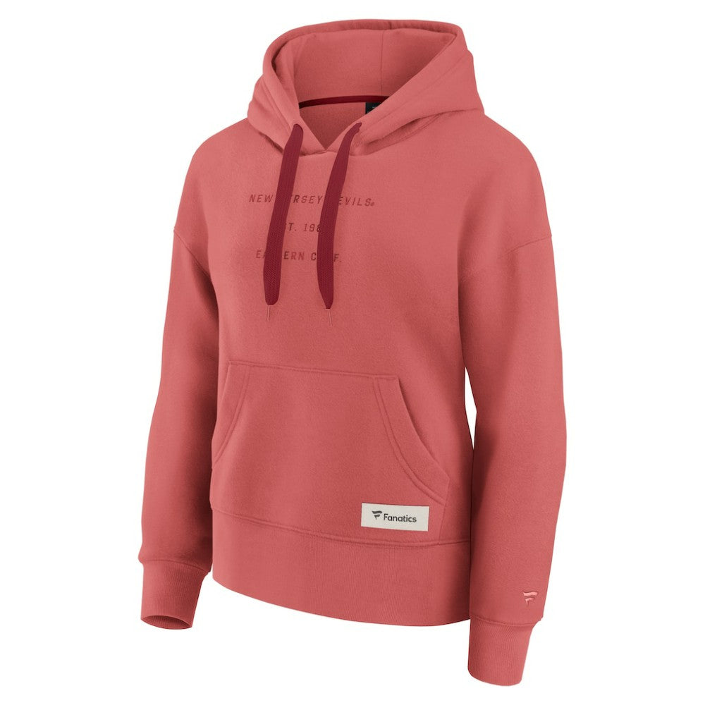 New Jersey Devils - Fanatics Women's Elements Future Ground Subtle Tonal Pullover Hoodie Red
