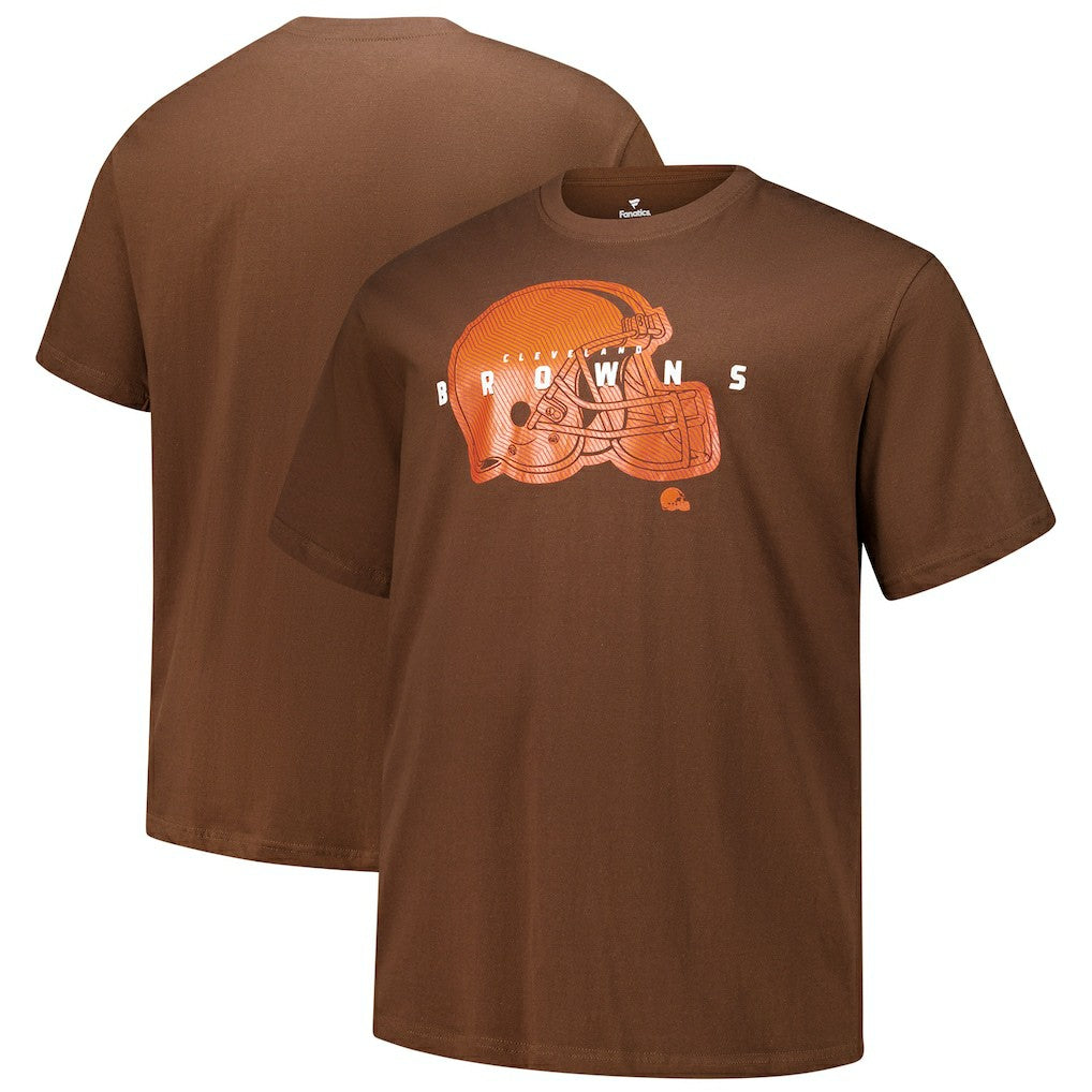 Cleveland Browns Big & Tall Coordinate T-Shirt Brown - Fanatics