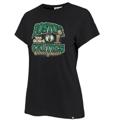 47 brand - Boston Celtics '47 Women's 2024 NBA Finals Champions Plus Size Trophy Franklin T-Shirt - Black