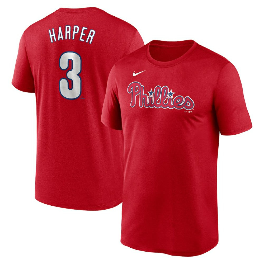 Bryce Harper Philadelphia Phillies Nike Legend Name & Number Performance T-Shirt On Sale