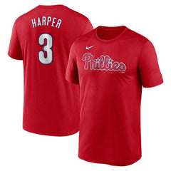 Bryce Harper Philadelphia Phillies Nike Legend Name & Number Performance T-Shirt On Sale