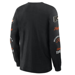 Philadelphia Flyers - Fanatics Boxed In Legacy Long Sleeve T-Shirt Black