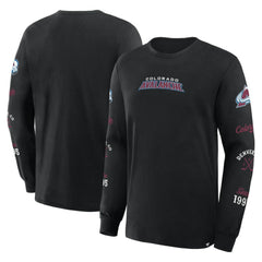 Colorado Avalanche - Fanatics Boxed In Legacy Long Sleeve T-Shirt Black