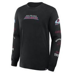 Colorado Avalanche - Fanatics Boxed In Legacy Long Sleeve T-Shirt Black