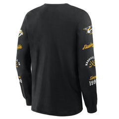 Nashville Predators - Fanatics Boxed In Legacy Long Sleeve T-Shirt Black
