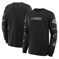 Los Angeles Kings - Fanatics Boxed In Legacy Long Sleeve T-Shirt Black