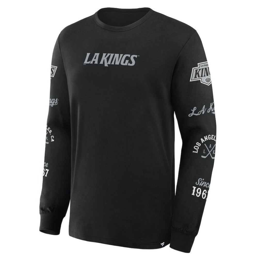 Los Angeles Kings - Fanatics Boxed In Legacy Long Sleeve T-Shirt Black