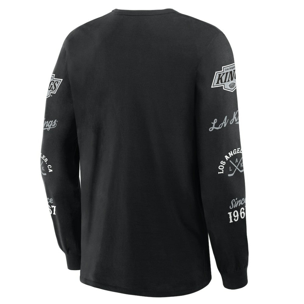 Los Angeles Kings - Fanatics Boxed In Legacy Long Sleeve T-Shirt Black
