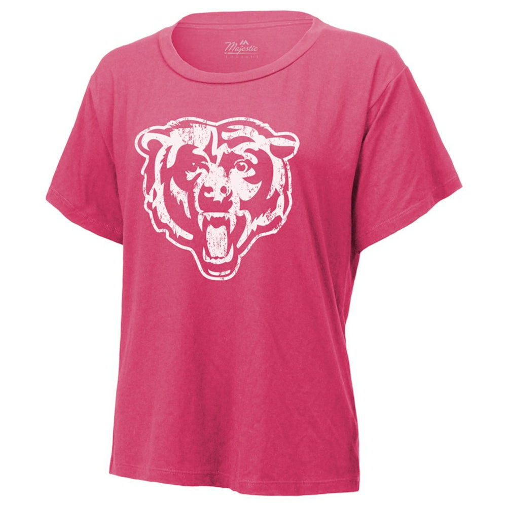Caleb Williams Chicago Bears Majestic Threads Women's Name & Number T-Shirt Pink - NFL