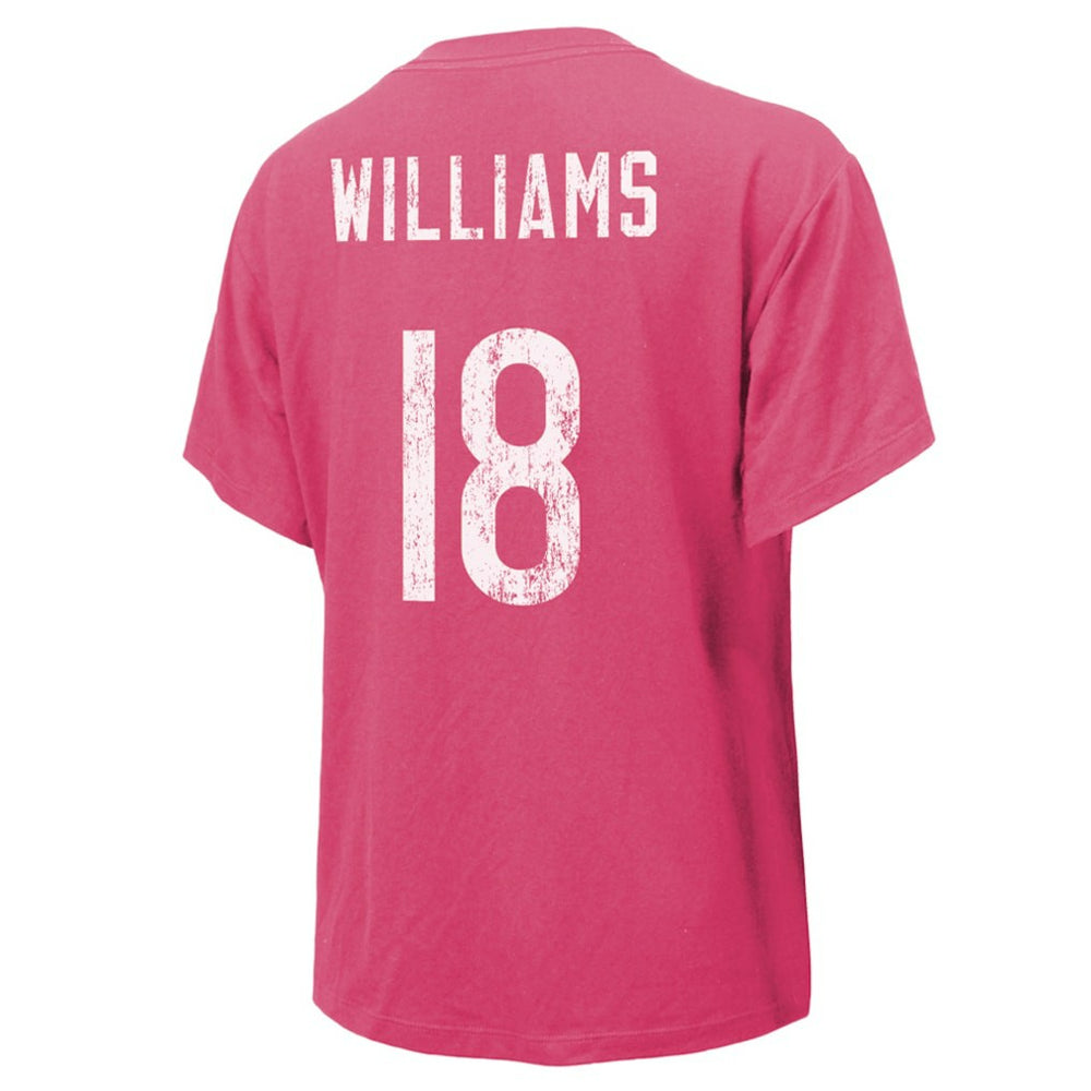 Caleb Williams Chicago Bears Majestic Threads Women's Name & Number T-Shirt Pink - NFL