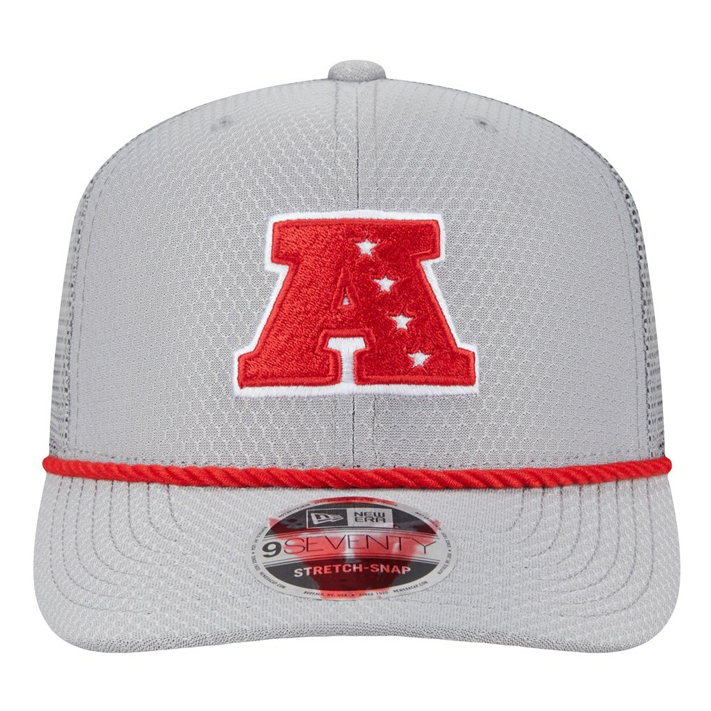Kansas City Chiefs New Era 2025 Pro Bowl 9SEVENTY Stretch-Snap Hat Gray - NFL