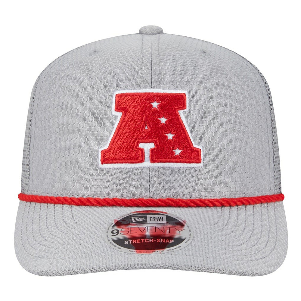 Kansas City Chiefs New Era 2025 Pro Bowl 9SEVENTY Stretch-Snap Hat Gray - NFL