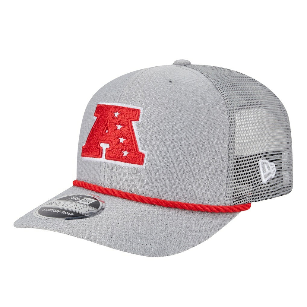 Kansas City Chiefs New Era 2025 Pro Bowl 9SEVENTY Stretch-Snap Hat Gray - NFL