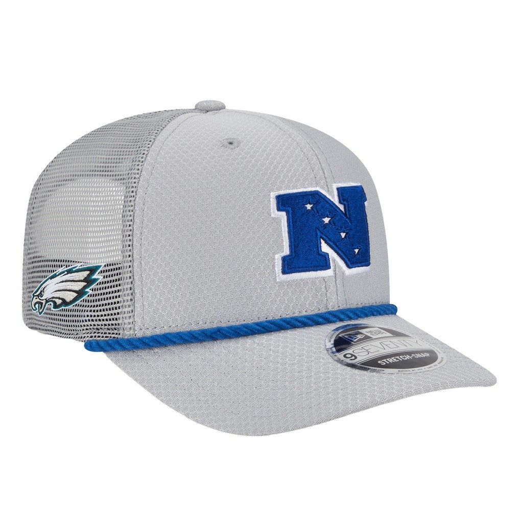 Philadelphia Eagles New Era 2025 Pro Bowl 9SEVENTY Stretch-Snap Hat Gray - NFL
