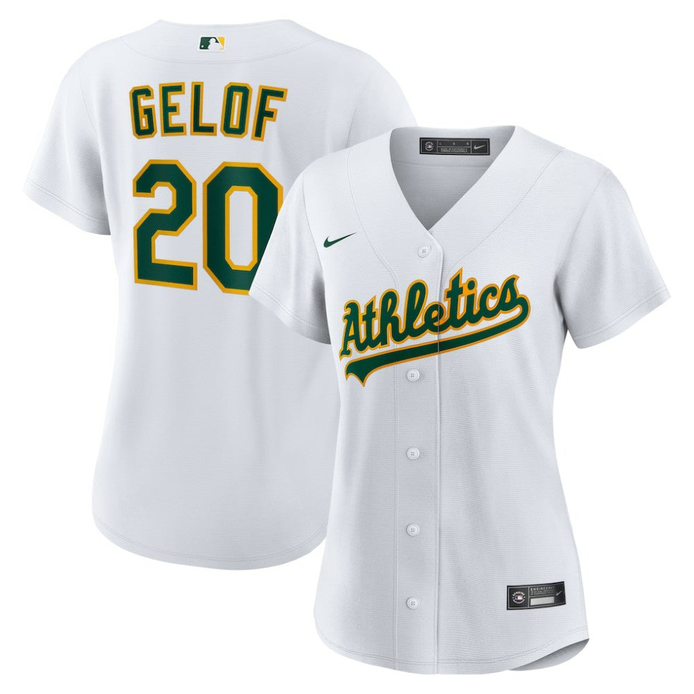 Zack Gelof Athletics Nike Women's Home Replica Player Jersey - White | MLB Jerseys