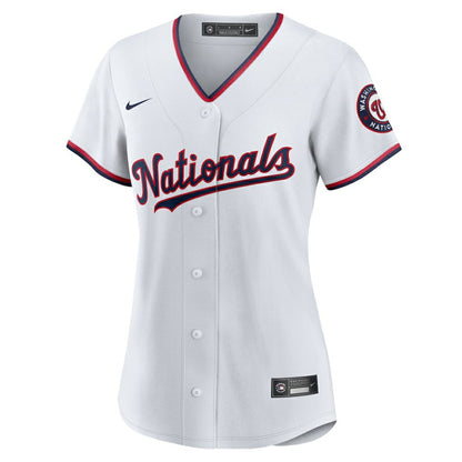 CJ Abrams Washington Nationals Nike Women's Home Replica Player Jersey - White | MLB Jerseys