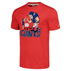 New York Giants NFL x Homage x Beavis and Butt-Head Unisex Tri-Blend T-Shirt – Red - NFL