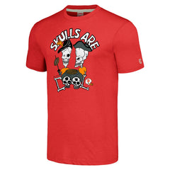 Tampa Bay Buccaneers NFL x Homage x Beavis and Butt-Head Unisex Tri-Blend T-Shirt – Red - NFL