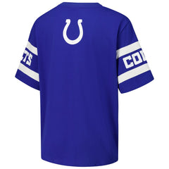 Indianapolis Colts The Wild Collective Women's Drop Shoulder T-Shirt Royal - NFL