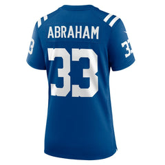 Micah Abraham Indianapolis Colts Women's Game Jersey Royal - Nike