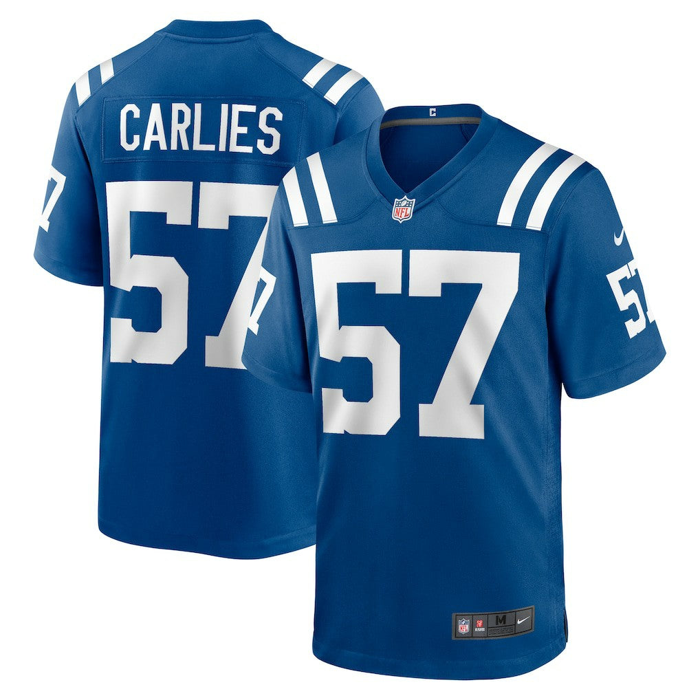 Jaylon Carlies Indianapolis Colts Game Jersey Royal - Nike
