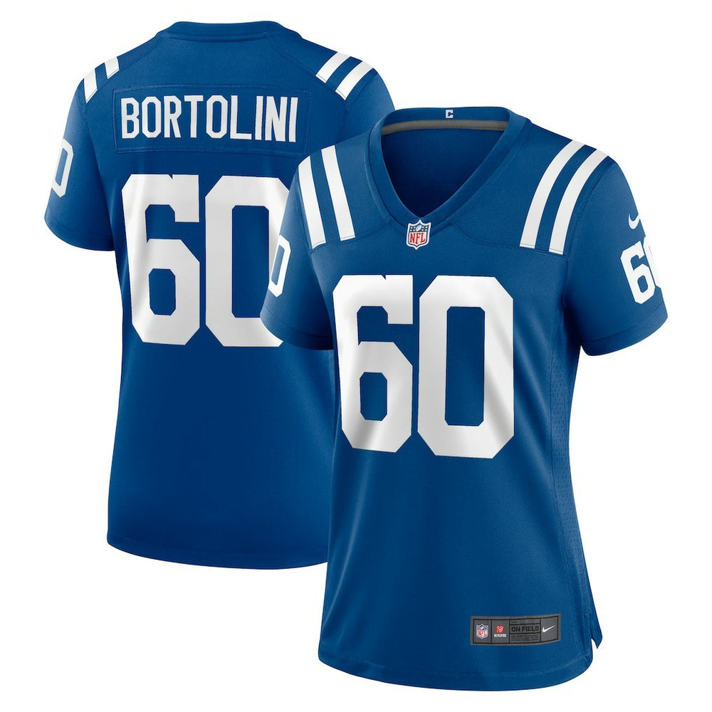 Tanor Bortolini Indianapolis Colts Women's Game Jersey Royal - Nike
