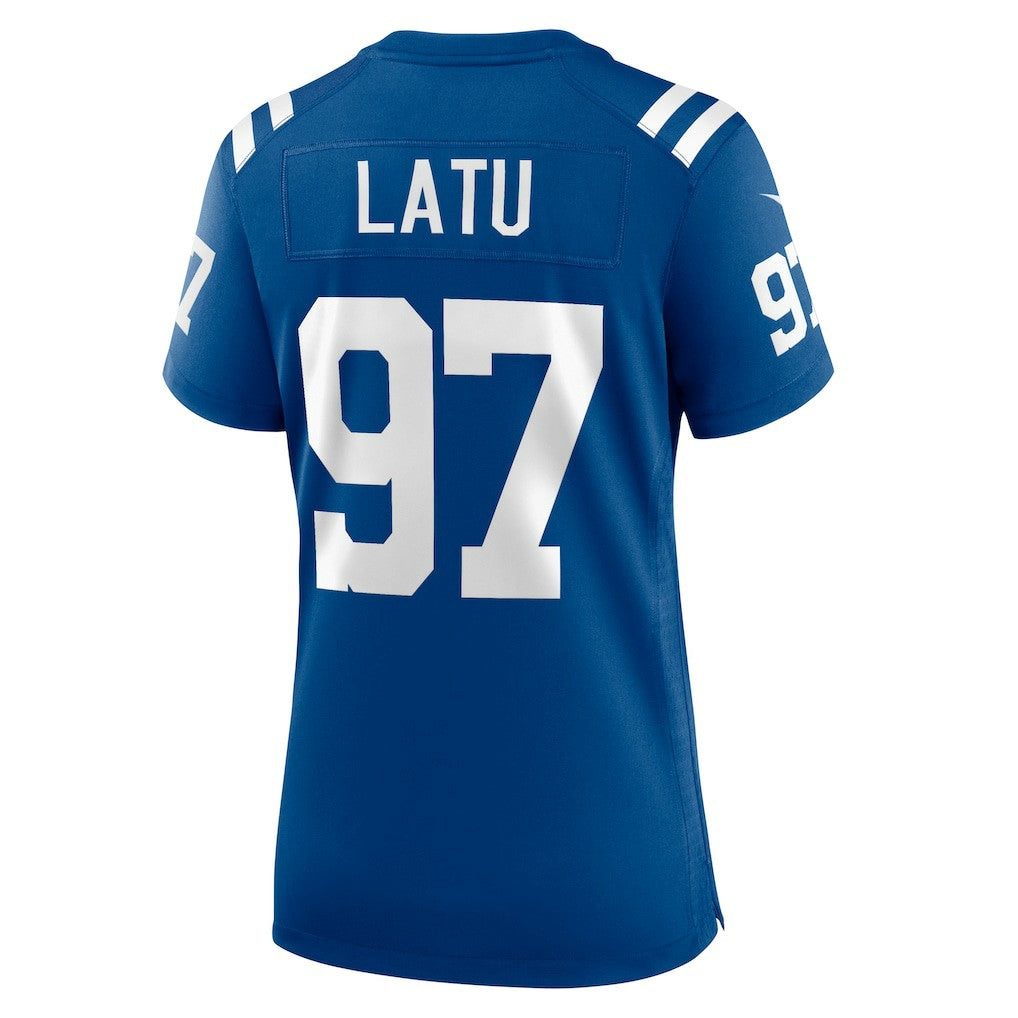 Laiatu Latu Indianapolis Colts Women's Game Jersey Royal - Nike