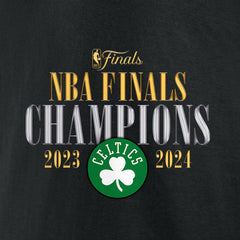 Fanatics - Boston Celtics 2024 NBA Finals Champions Big & Tall Fade Away Jumper Roster Signature T-Shirt - Black