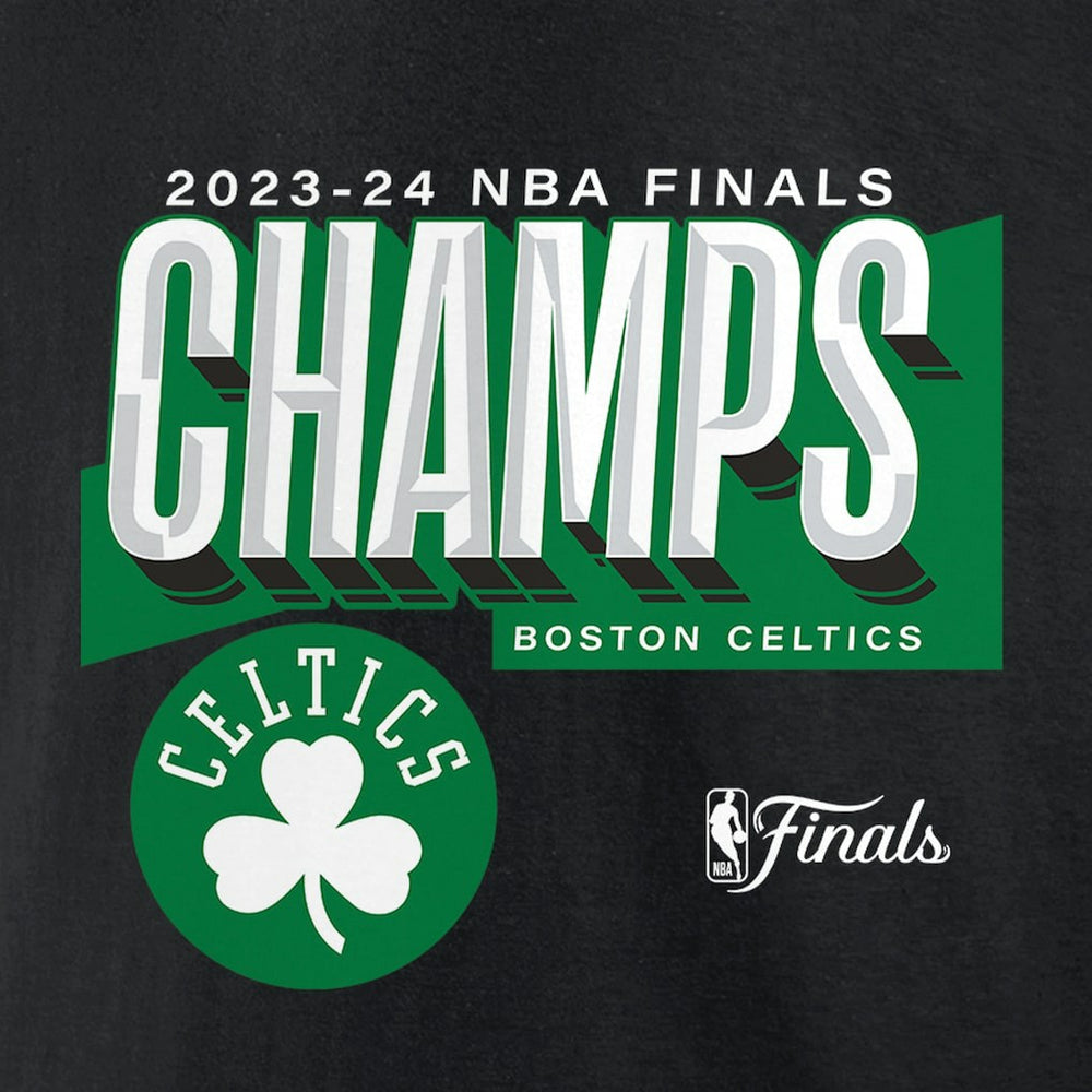 Fanatics - Boston Celtics 2024 NBA Finals Champions Big & Tall Pick & Roll Defense T-Shirt - Black