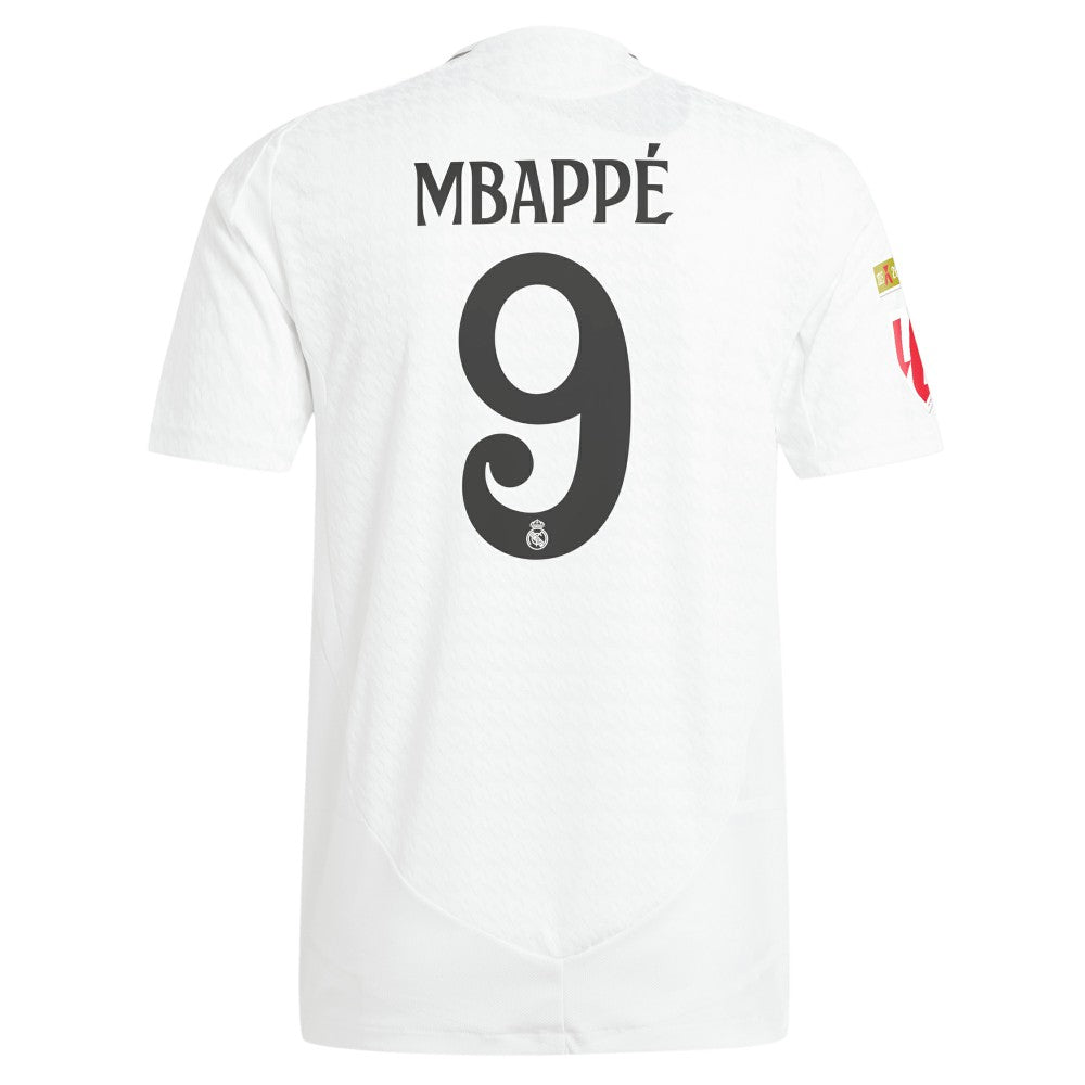 Adidas Kylian Mbappé Real Madrid 2024/25 Home Player Jerseys - White