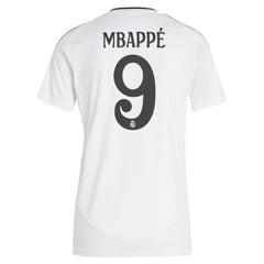 Adidas Kylian Mbappé Real Madrid Women's 2024/25 Home Replica Player Jerseys - White