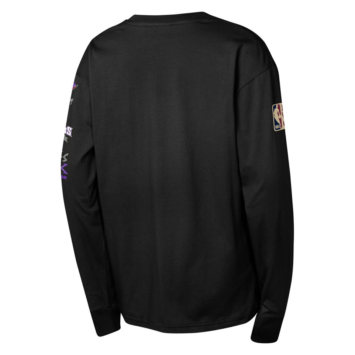 Mitchell & Ness - Toronto Raptors Youth Hardwood Classics All Over Long Sleeve T-Shirt - Black