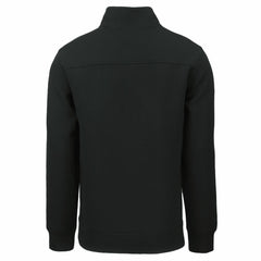 New York Jets Cutter & Buck Primary Logo Roam Eco Recycled Quarter-Zip Pullover Top Black - NFL