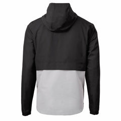 New York Jets Cutter & Buck Monochromatic Logo Charter Eco Recycled Half-Zip Anorak Jacket Black/Gray - NFL